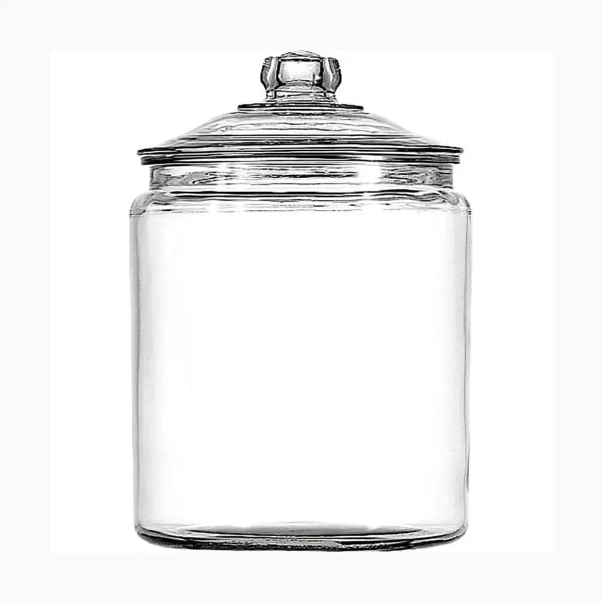 2 Gallon Glass Jar with Lid for Bulk Storage